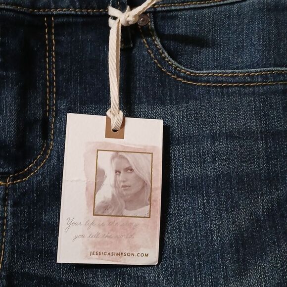 Jessica Simpson Wright Arrow Straight Skinny Jeans Sz 24 NWT Style 4301 On Going - Picture 5 of 12